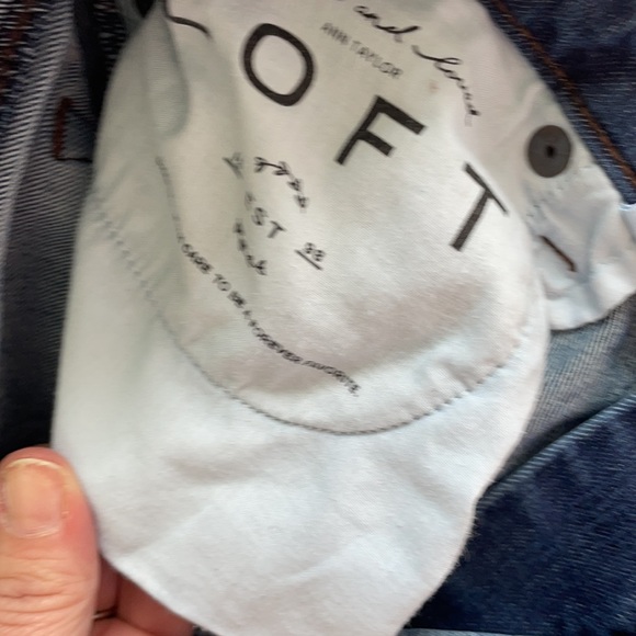 Anne Taylor Loft medium high waist skinny ankle jeans EUC - Picture 7 of 9